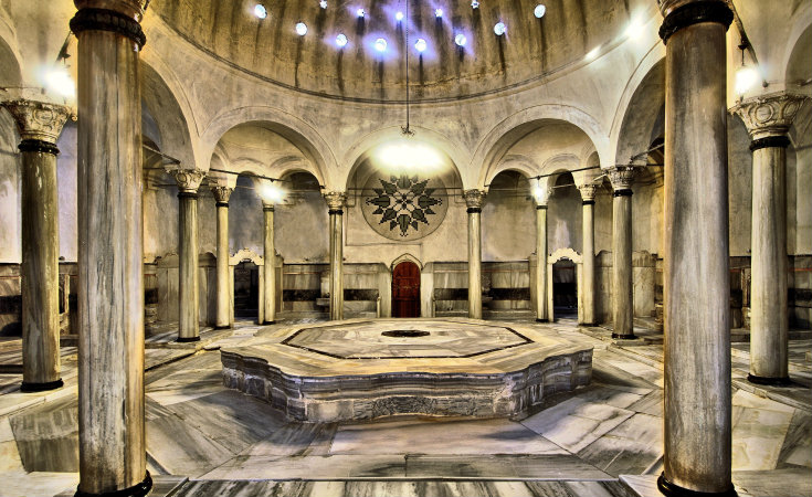 حمام Cagaloglu - أشهر الحمّامات التركية